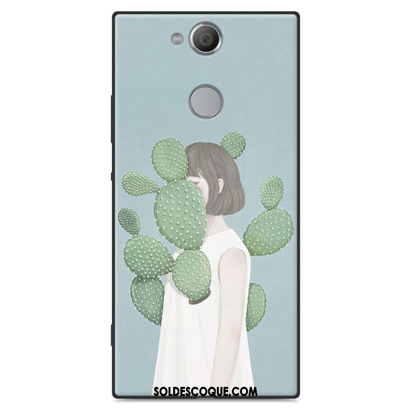 Coque Sony Xperia Xa2 Plus Silicone Étui Protection Téléphone Portable Vert Pas Cher