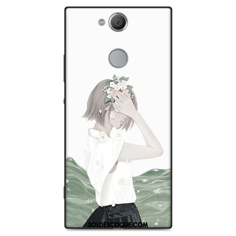 Coque Sony Xperia Xa2 Plus Silicone Étui Protection Téléphone Portable Vert Pas Cher