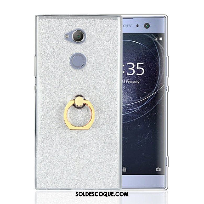 Coque Sony Xperia Xa2 Plus Support Protection Anneau Fluide Doux Étui En Ligne