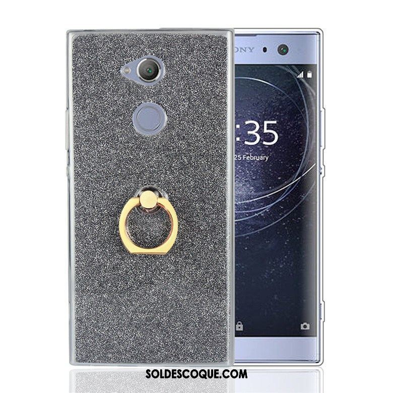 Coque Sony Xperia Xa2 Plus Support Protection Anneau Fluide Doux Étui En Ligne