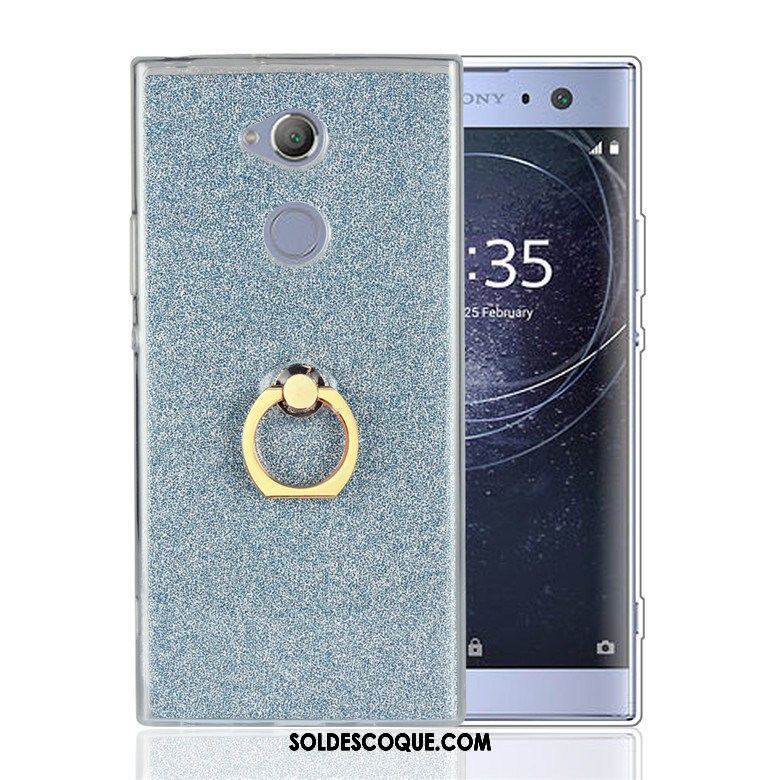 Coque Sony Xperia Xa2 Plus Support Protection Anneau Fluide Doux Étui En Ligne