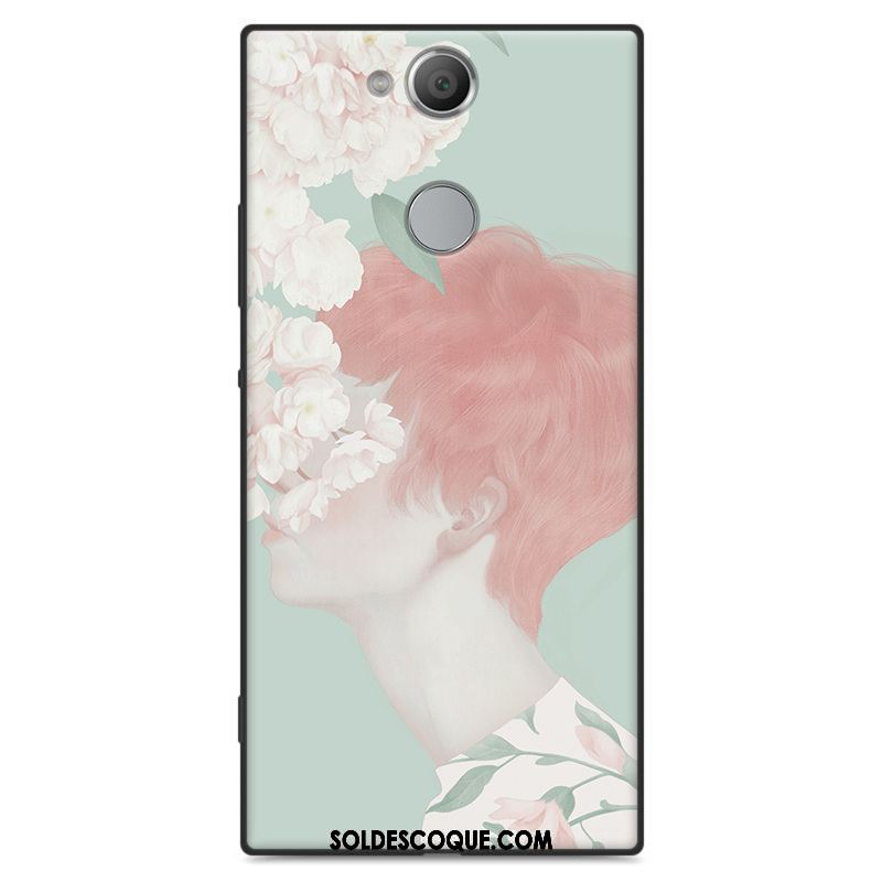 Coque Sony Xperia Xa2 Plus Téléphone Portable Fluide Doux Protection Charmant Rose En Ligne