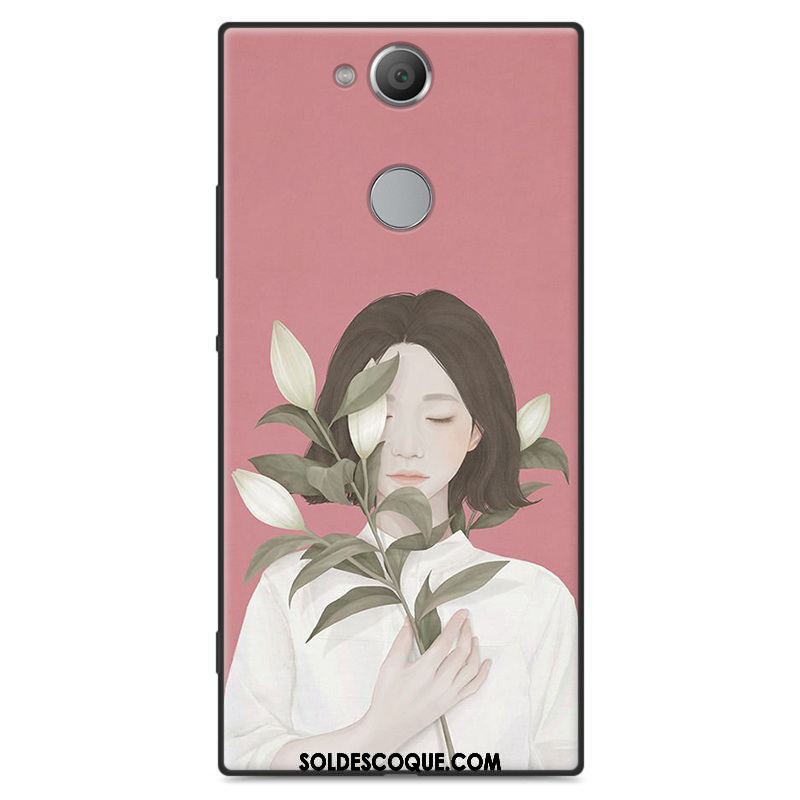 Coque Sony Xperia Xa2 Plus Téléphone Portable Fluide Doux Protection Charmant Rose En Ligne