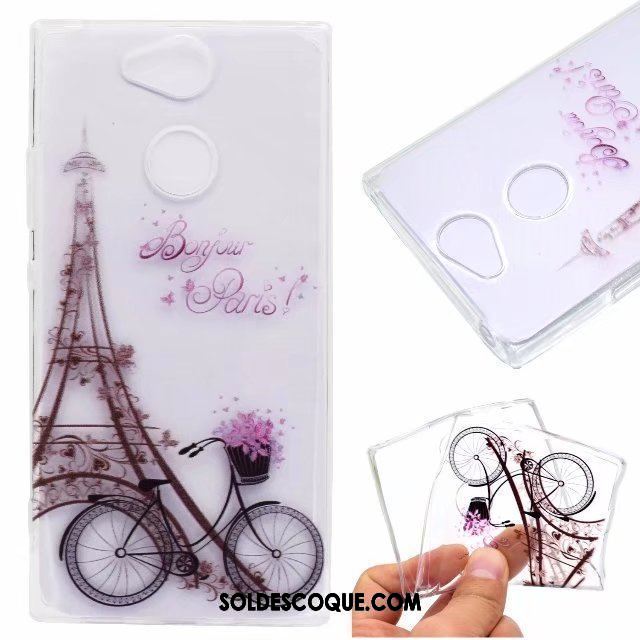 Coque Sony Xperia Xa2 Silicone Noir Très Mince Fluide Doux Incassable Housse France