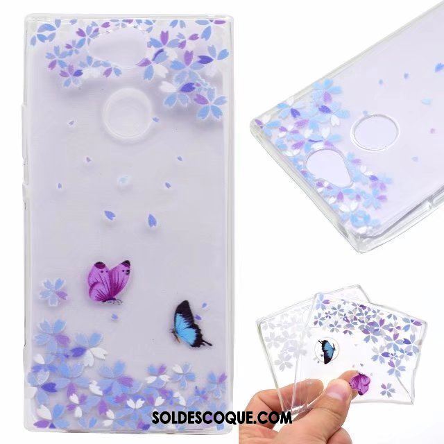 Coque Sony Xperia Xa2 Silicone Noir Très Mince Fluide Doux Incassable Housse France