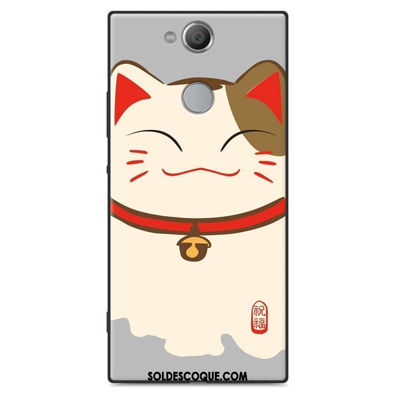 Coque Sony Xperia Xa2 Téléphone Portable Protection Dessin Animé Blanc Tout Compris En Ligne