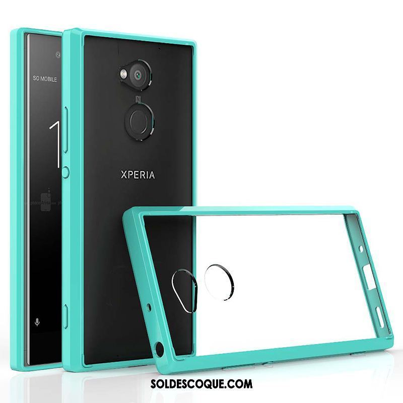 Coque Sony Xperia Xa2 Téléphone Portable Étui Transparent Vert Incassable Soldes