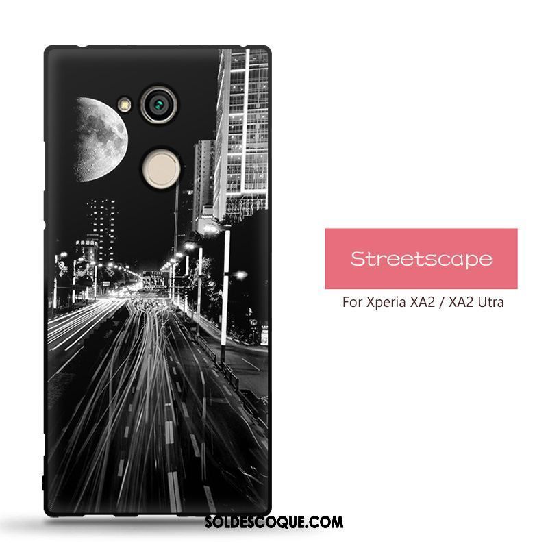 Coque Sony Xperia Xa2 Ultra Fluide Doux Téléphone Portable Tout Compris Silicone Noir En Vente