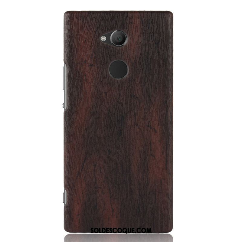 Coque Sony Xperia Xa2 Ultra Incassable Téléphone Portable Violet Grain De Bois Protection France