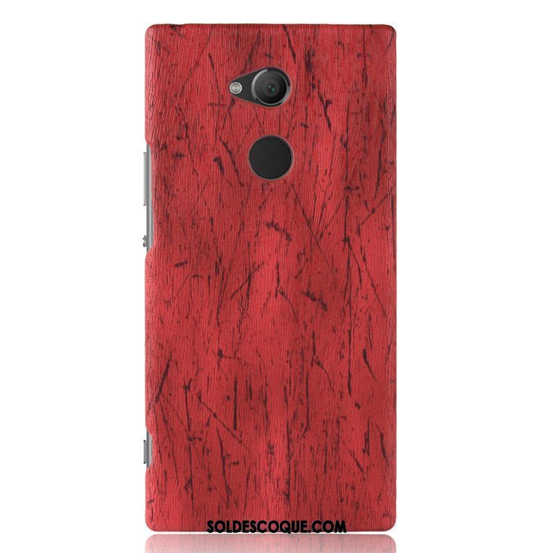 Coque Sony Xperia Xa2 Ultra Incassable Téléphone Portable Violet Grain De Bois Protection France