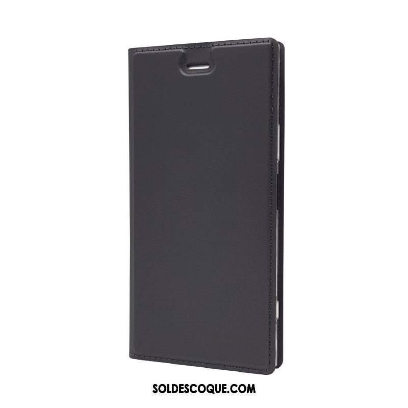 Coque Sony Xperia Xa2 Étui En Cuir Support Protection Carte Téléphone Portable Housse Pas Cher