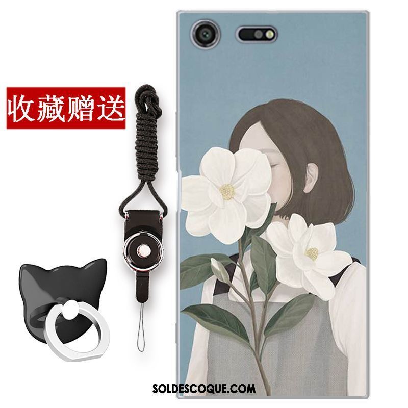 Coque Sony Xperia Xz Premium Art Tout Compris Rose Vent Incassable Pas Cher