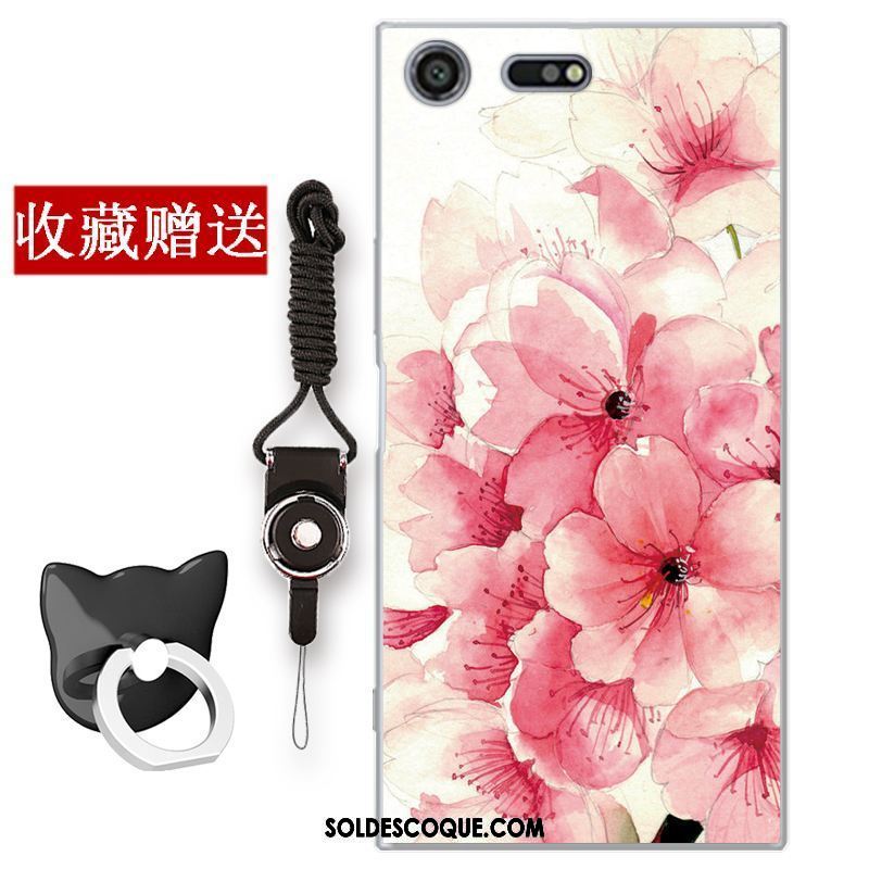 Coque Sony Xperia Xz Premium Art Tout Compris Rose Vent Incassable Pas Cher