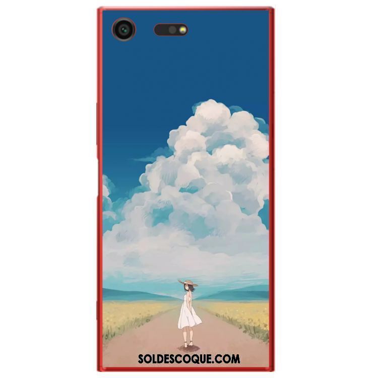 Coque Sony Xperia Xz Premium Créatif Bleu Beau Petit Frais Soldes