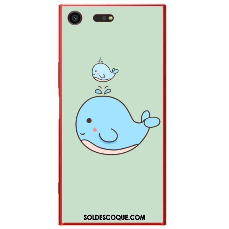 Coque Sony Xperia Xz Premium Dessin Animé Bleu Simple Étui Mignonne Soldes