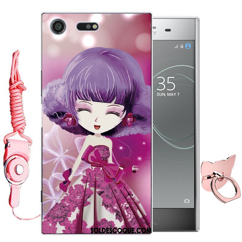 Coque Sony Xperia Xz Premium Dessin Animé Téléphone Portable Rose Étui Tout Compris En Vente