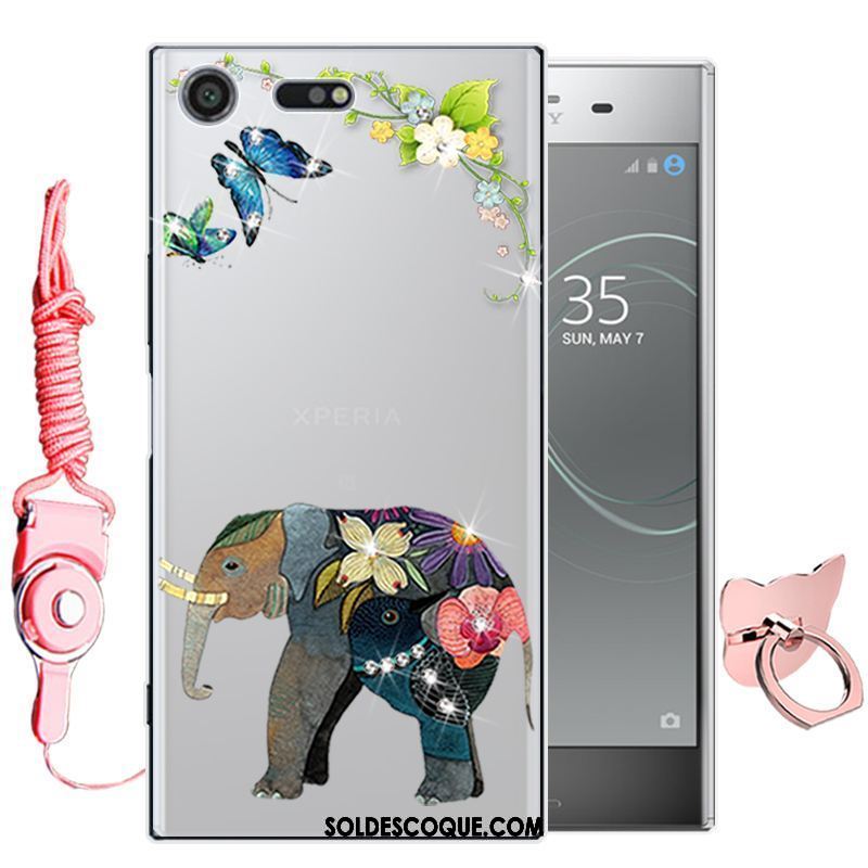 Coque Sony Xperia Xz Premium Dessin Animé Téléphone Portable Rose Étui Tout Compris En Vente