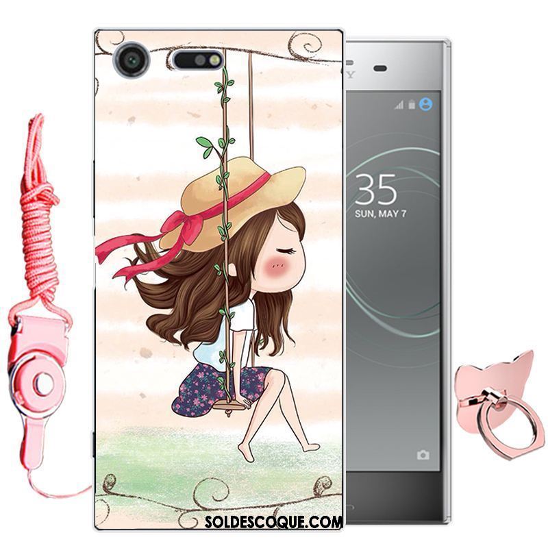 Coque Sony Xperia Xz Premium Dessin Animé Téléphone Portable Rose Étui Tout Compris En Vente