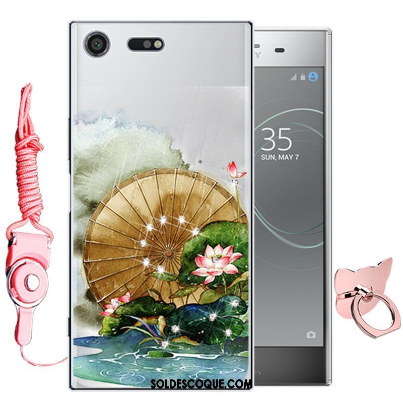 Coque Sony Xperia Xz Premium Dessin Animé Téléphone Portable Rose Étui Tout Compris En Vente