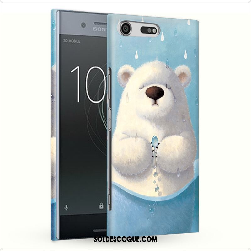 Coque Sony Xperia Xz Premium Difficile Soie Chat Dessin Animé Animal Soldes