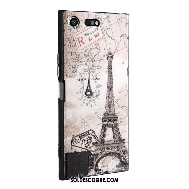 Coque Sony Xperia Xz Premium Fluide Doux Téléphone Portable Silicone Noir Tout Compris Pas Cher