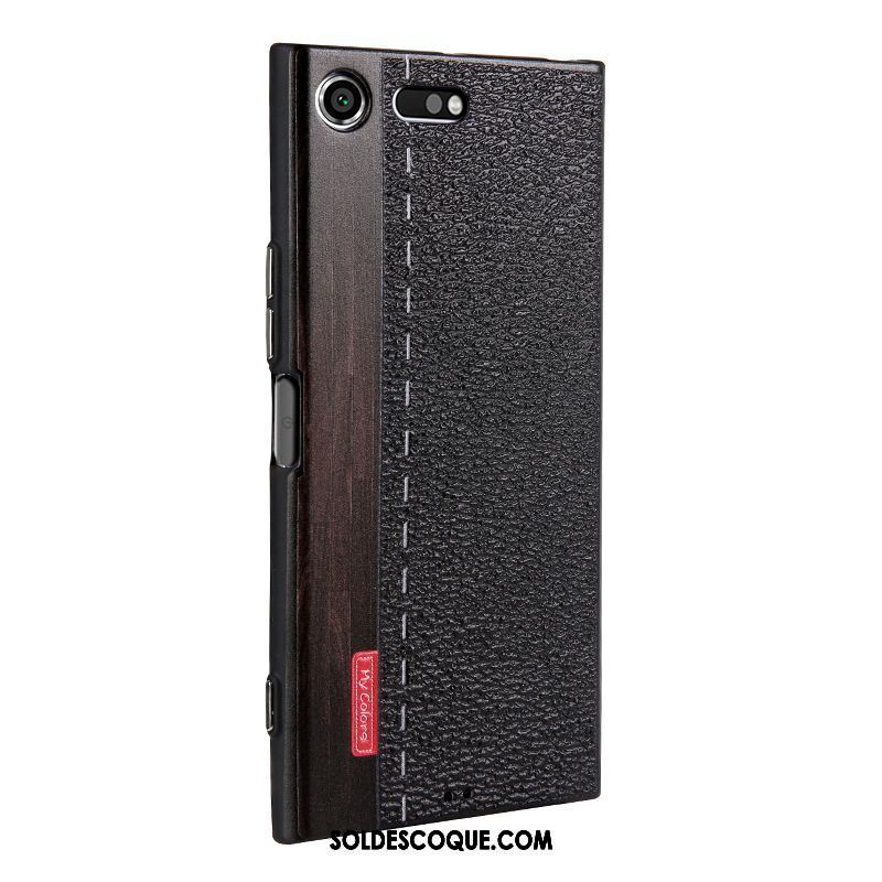 Coque Sony Xperia Xz Premium Fluide Doux Téléphone Portable Silicone Noir Tout Compris Pas Cher