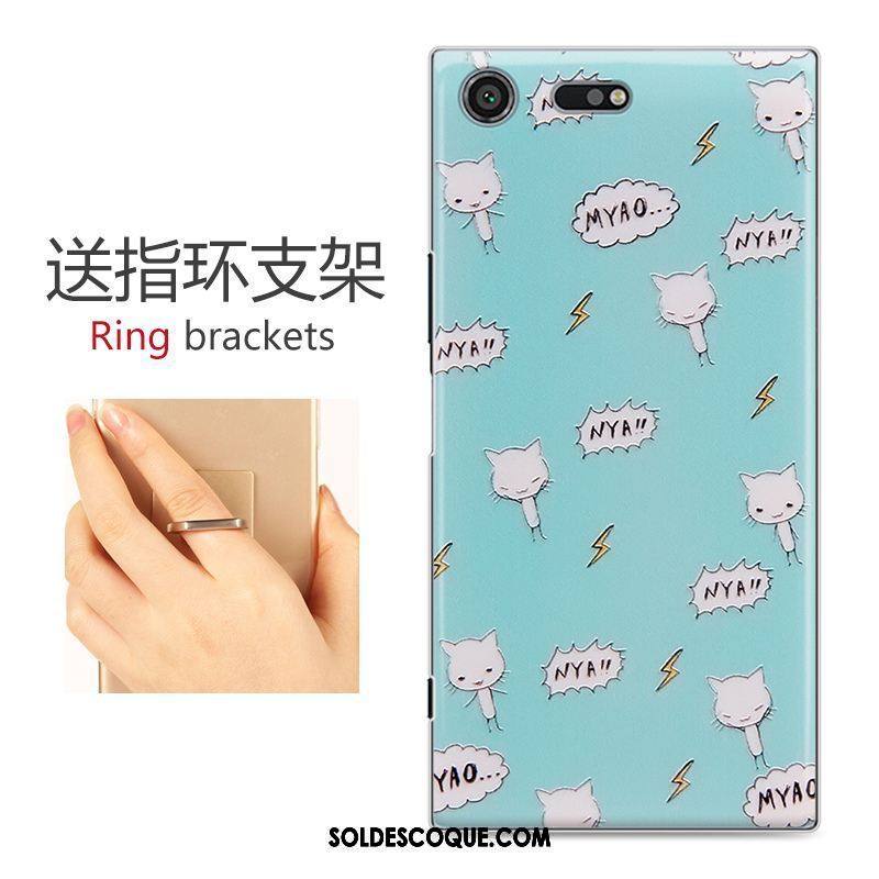 Coque Sony Xperia Xz Premium Gaufrage Protection Téléphone Portable Dessin Animé Difficile France