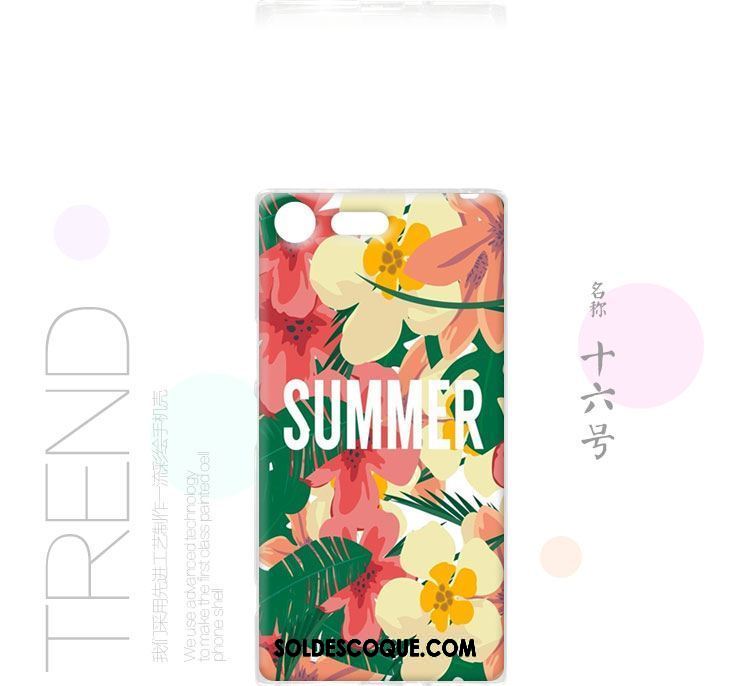 Coque Sony Xperia Xz Premium Personnalité Créatif Incassable Rose Fluide Doux En Vente