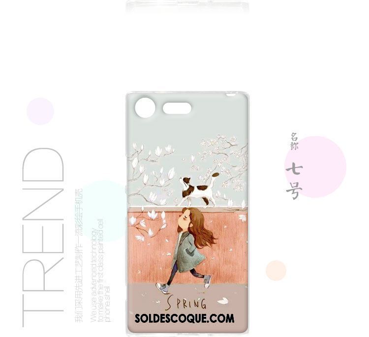 Coque Sony Xperia Xz Premium Personnalité Créatif Incassable Rose Fluide Doux En Vente