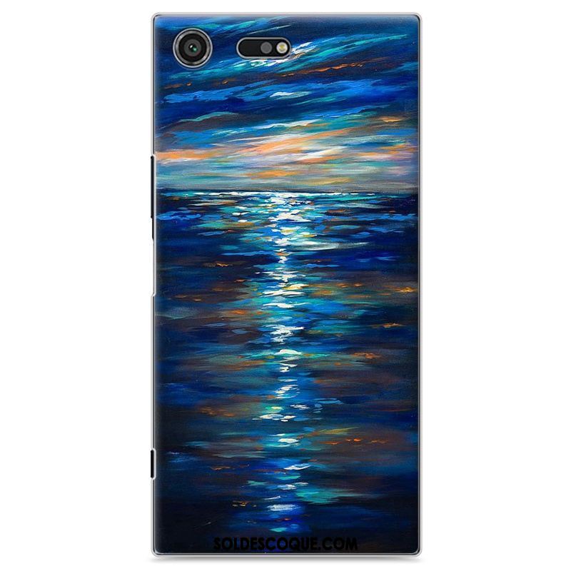 Coque Sony Xperia Xz Premium Protection Téléphone Portable Peinture Dessin Animé Gris En Vente