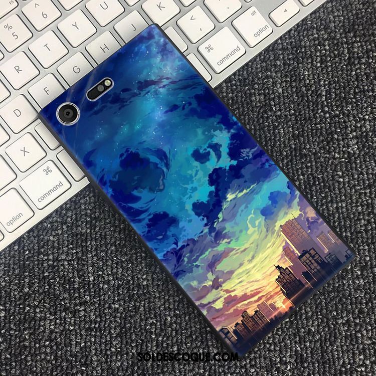 Coque Sony Xperia Xz Premium Sakura Tout Compris Vent Téléphone Portable Bleu Soldes