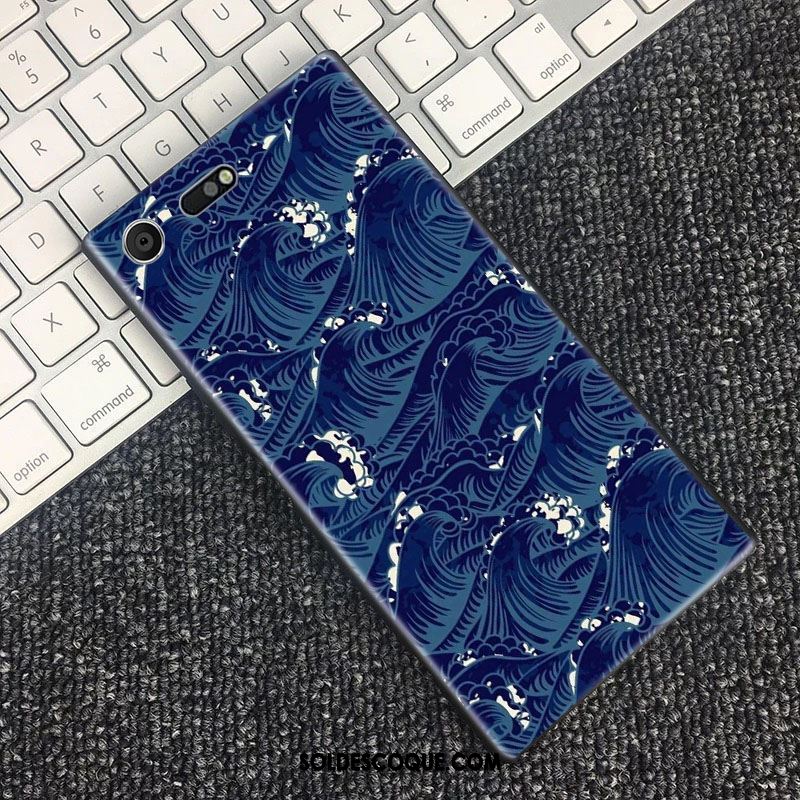 Coque Sony Xperia Xz Premium Sakura Tout Compris Vent Téléphone Portable Bleu Soldes