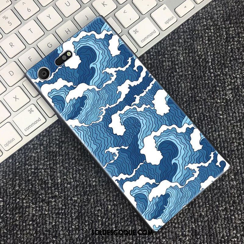 Coque Sony Xperia Xz Premium Sakura Tout Compris Vent Téléphone Portable Bleu Soldes