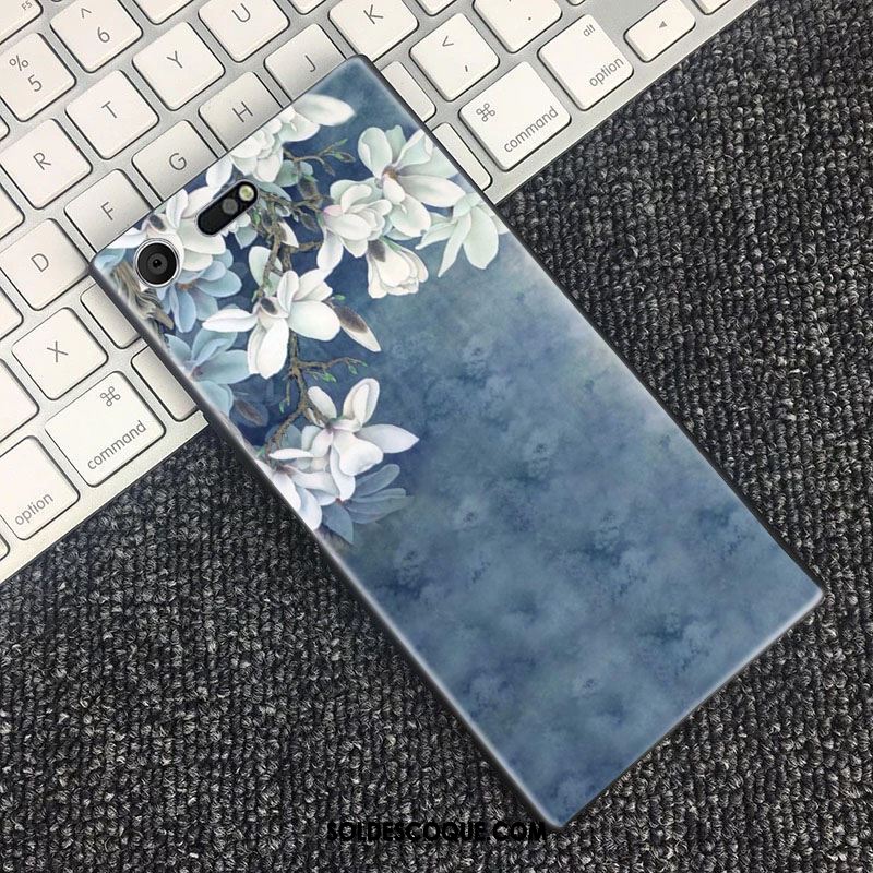 Coque Sony Xperia Xz Premium Sakura Tout Compris Vent Téléphone Portable Bleu Soldes