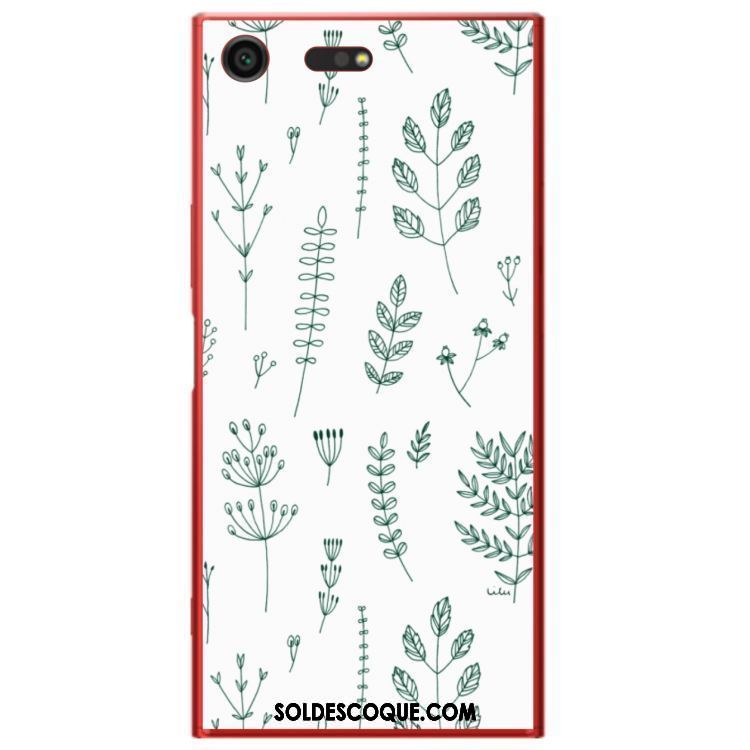 Coque Sony Xperia Xz Premium Simple Frais Téléphone Portable Vert Feuilles France