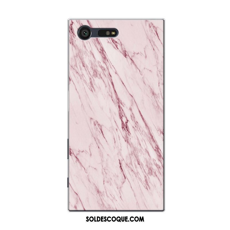 Coque Sony Xperia Xz Premium Simple Rose Silicone Grand Tout Compris Pas Cher