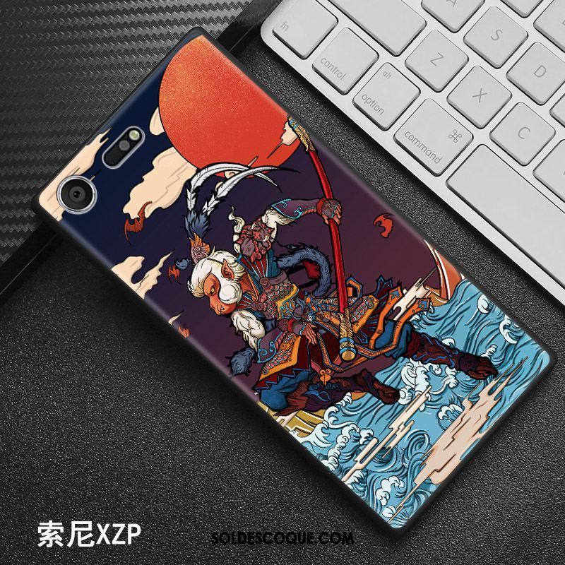 Coque Sony Xperia Xz Premium Style Chinois Rouge Personnalité Modèle Protection Soldes