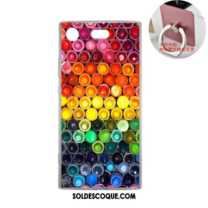 Coque Sony Xperia Xz1 Compact Amoureux Incassable Étui Personnalisé Silicone Soldes