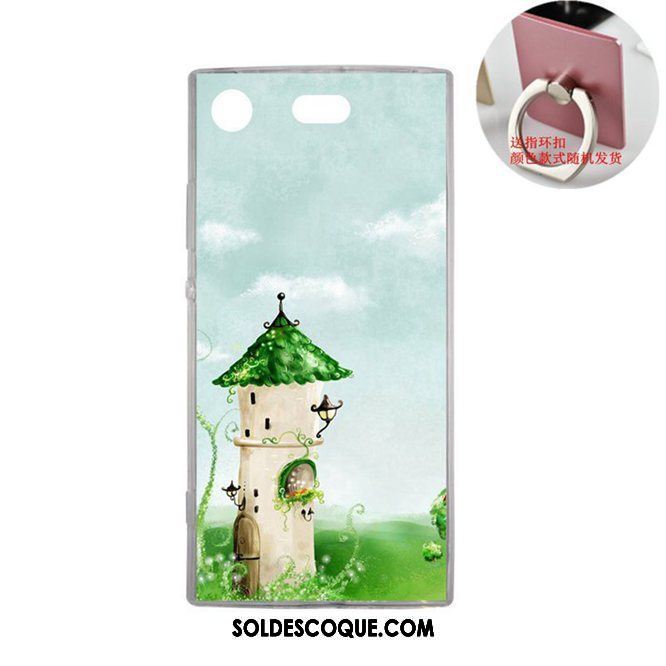 Coque Sony Xperia Xz1 Compact Amoureux Incassable Étui Personnalisé Silicone Soldes