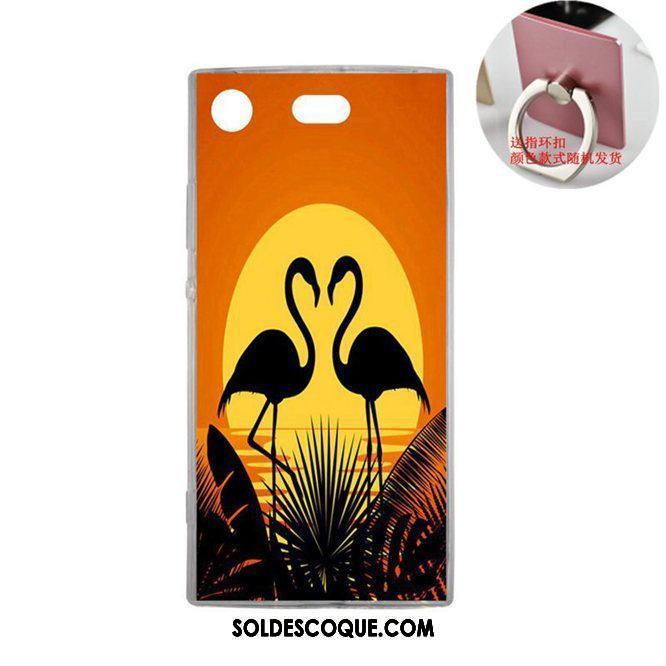 Coque Sony Xperia Xz1 Compact Amoureux Incassable Étui Personnalisé Silicone Soldes