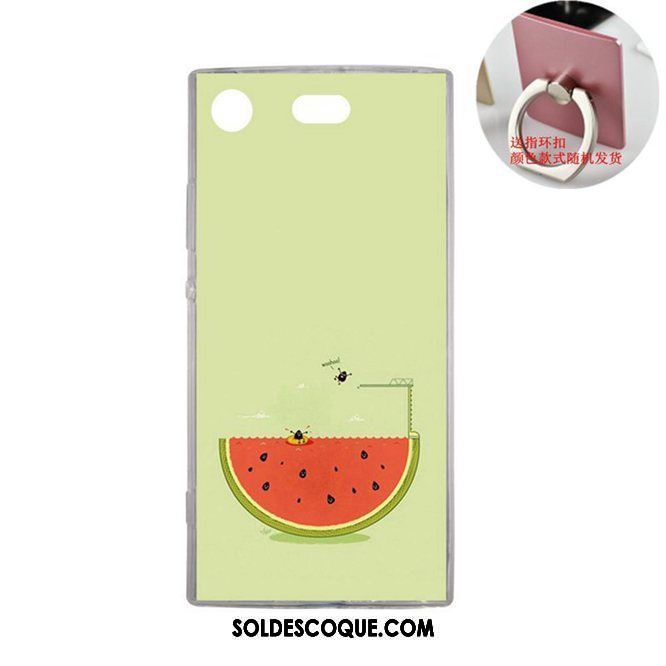 Coque Sony Xperia Xz1 Compact Amoureux Incassable Étui Personnalisé Silicone Soldes