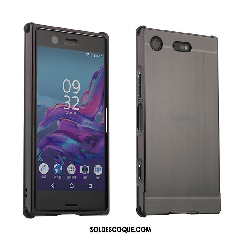 Coque Sony Xperia Xz1 Compact Border Étui Difficile Téléphone Portable Protection Pas Cher