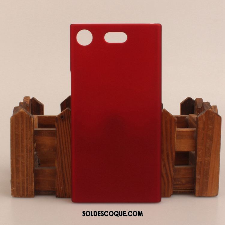 Coque Sony Xperia Xz1 Compact Bordure Téléphone Portable Protection Délavé En Daim Rose Soldes