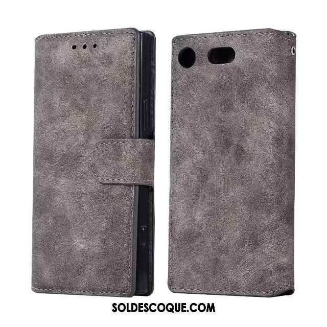 Coque Sony Xperia Xz1 Compact Fluide Doux Tout Compris Téléphone Portable Vintage Incassable Soldes