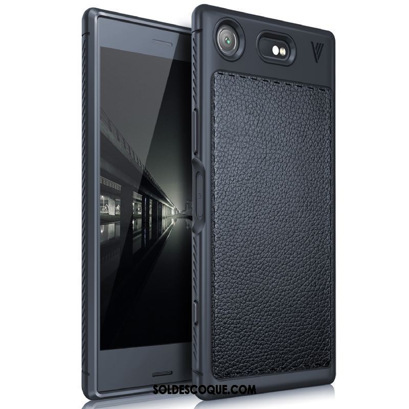 Coque Sony Xperia Xz1 Compact Gris Étui Téléphone Portable Silicone Incassable Soldes