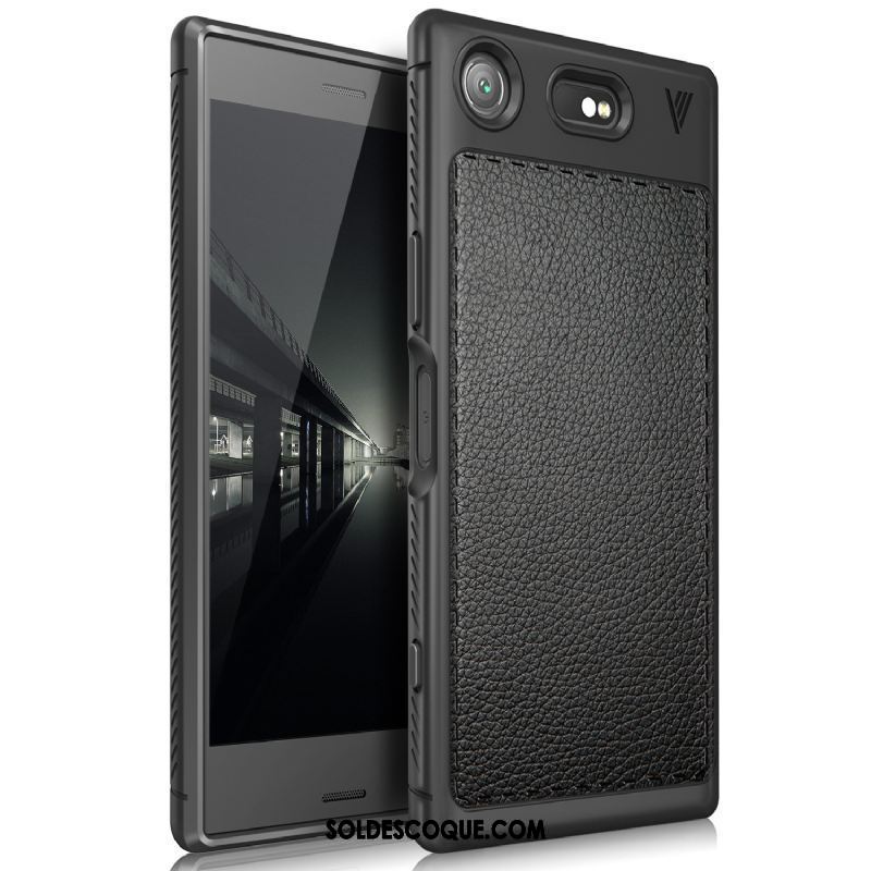 Coque Sony Xperia Xz1 Compact Gris Étui Téléphone Portable Silicone Incassable Soldes