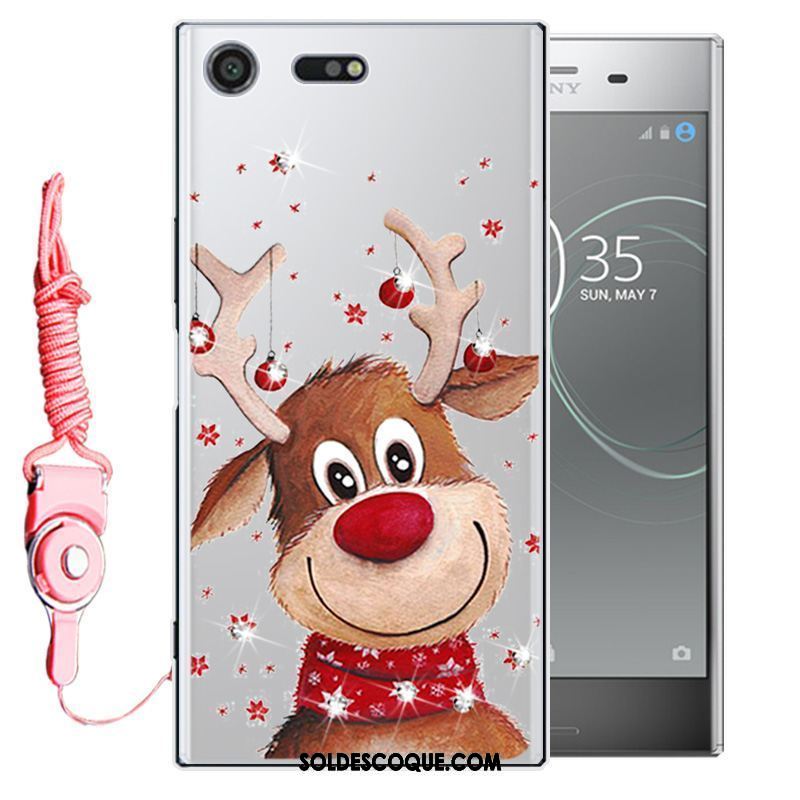 Coque Sony Xperia Xz1 Compact Incassable Protection Téléphone Portable Strass Étui En Vente