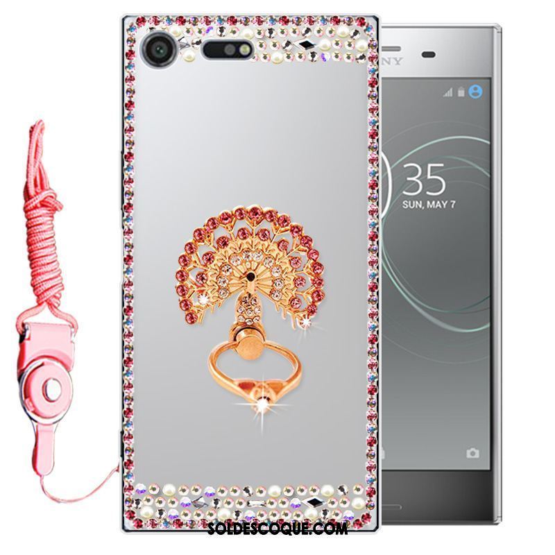 Coque Sony Xperia Xz1 Compact Incassable Protection Téléphone Portable Strass Étui En Vente