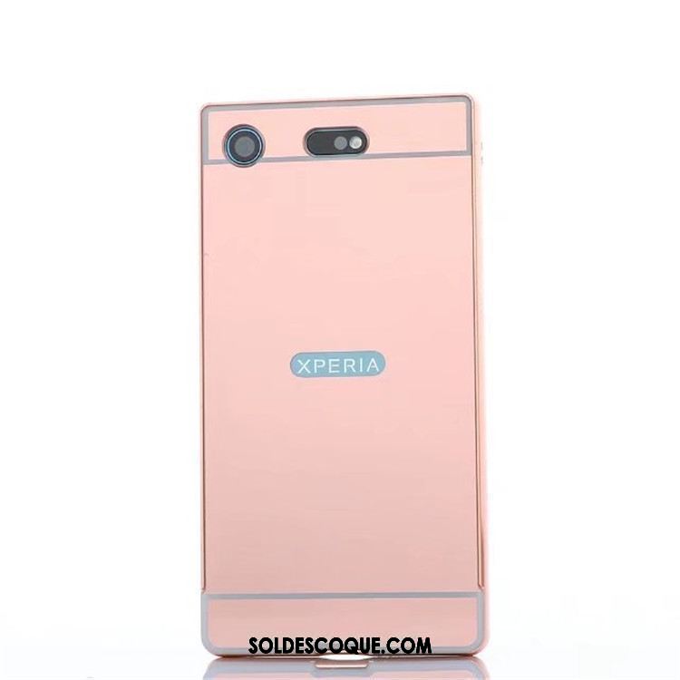 Coque Sony Xperia Xz1 Compact Or Téléphone Portable Étui Miroir Border En Ligne