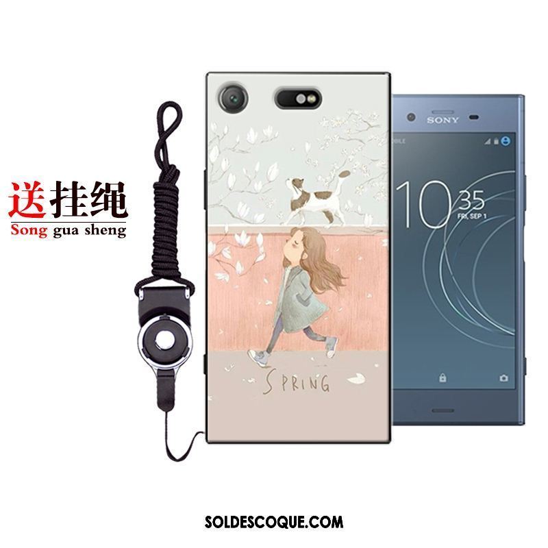 Coque Sony Xperia Xz1 Compact Protection Créatif Téléphone Portable Silicone Étui En Vente